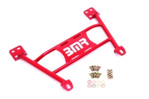 Ford Mustang Radiator Support Chassis Brace - BMR Suspension - Red - `05-`14